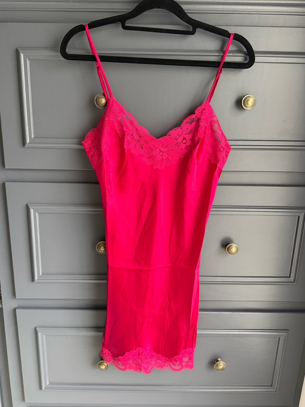 Gold Hawk 💯 silk tunic - Fushia